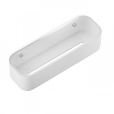 Decor Walther Stone DCT30 Душевая полочка 30x10см, подвесная, цвет: белый / сталь матовая 973855