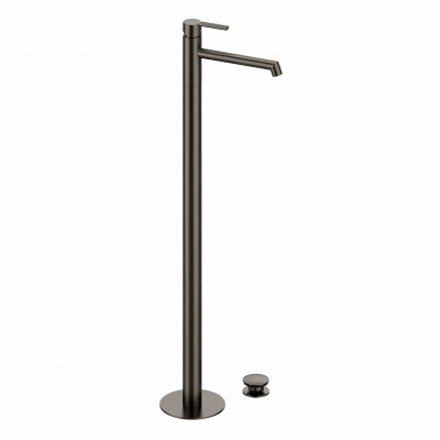 Смеситель для раковины Daniel Regency RN688GM, оружейная сталь PVD