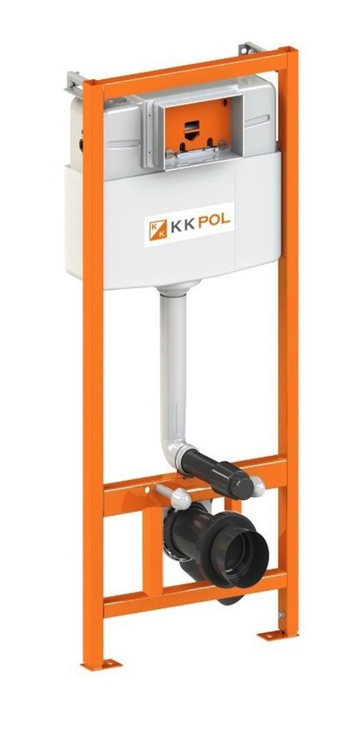KK-POL 350/ZPW/425-103-S0 Standard Комплект для монтажа инсталляции, с клавишей M11, цвет белый глянцевый, с прокладкой звукоизолирующей