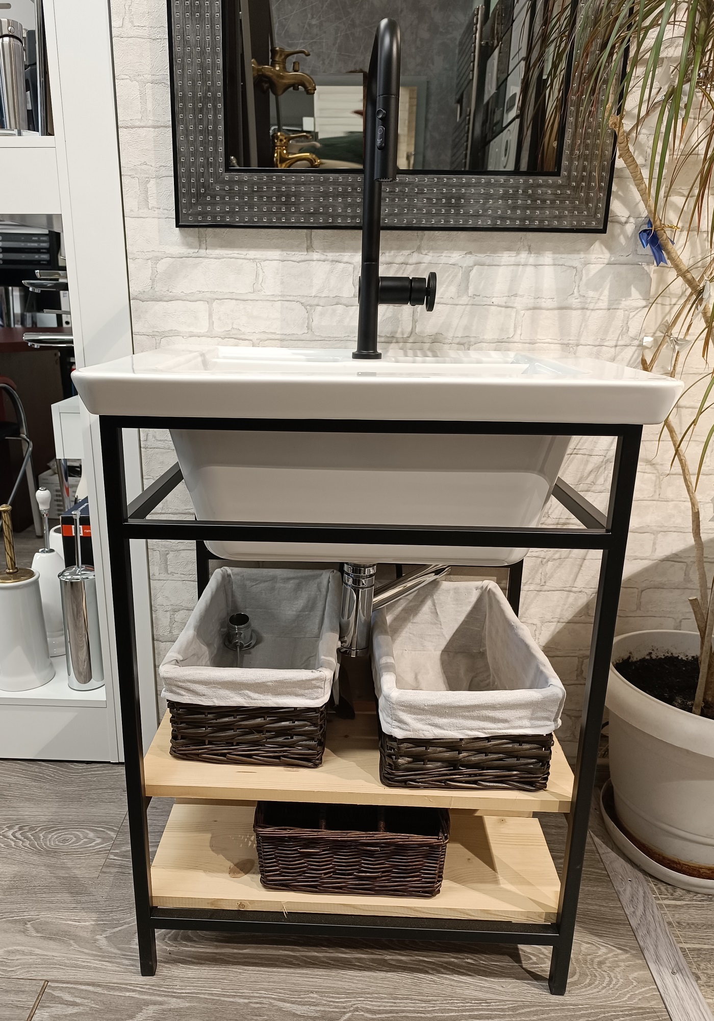 41995 Althea Deep System хозяйственная раковина 61x51 см.